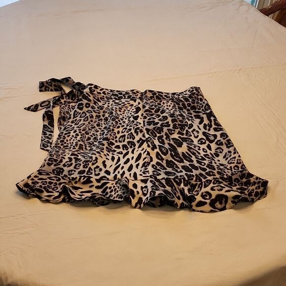 BB Dakota Cheetah Wrap Skirt - Picture 2 of 6